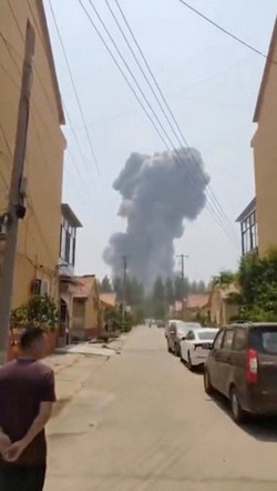 化学工場で爆発、２４人死傷＝中国山東省