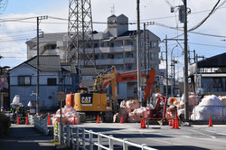 下水道管に水中ドローン＝影響長期化、知事「痛恨の極み」―道路陥没から１週間・埼玉