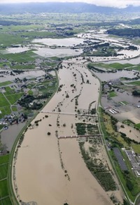 5県で17河川が氾濫、土石流も　国交省、大雨被害まとめ