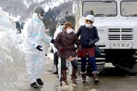 「積雪時の原発事故」どう避難　県が初訓練、問われる大雪での実効性