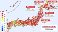 北海道で37.4℃　北日本で猛暑日地点続出　各地で熱中症に警戒