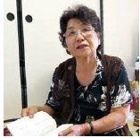 震災の記憶を民話で伝える　庄司アイ