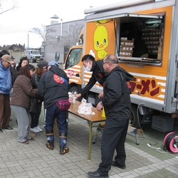 災害時でもカップヌードルを供給し続ける