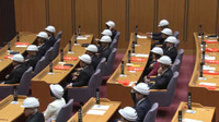 三重県議会で初の避難訓練　南海トラフ巨大地震を想定