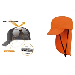 衝撃吸収力高い文庫本サイズ防災帽子