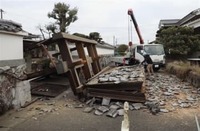 九州4県で13人重軽傷、断水も　岡城跡石垣に被害　大分、宮崎震度5強