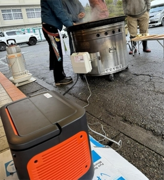 被災地でのポータブル電源活用事例