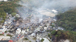 大分市で１７０棟以上延焼＝１人死亡、鎮火見通せず