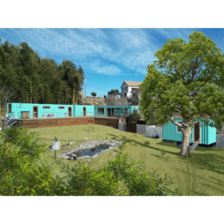 被災地派遣が可能なトレーラーハウス