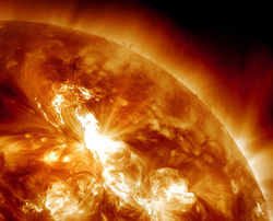 大規模な太陽フレア発生＝ＧＰＳなど影響の恐れ―ＮＩＣＴ