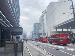 京都市中心部の建物で爆発＝飲食店から出火、２人けが