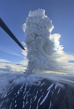 カムチャツカで火山噴火＝観測史上初、五百数十年ぶりか